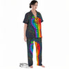 Rainbow Hand LGBT Pride Print Women's Pajamas Set-grizzshop