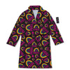 Rainbow Heart LGBT Pride Print Pattern Bathrobe-grizzshop