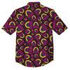 Rainbow Heart LGBT Pride Print Pattern Button Up Shirt-grizzshop