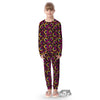 Rainbow Heart LGBT Pride Print Pattern Kid's Pajamas-grizzshop