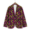 Rainbow Heart LGBT Pride Print Pattern Men's Blazer-grizzshop