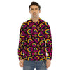 Rainbow Heart LGBT Pride Print Pattern Men's Dress Shirts-grizzshop