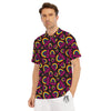 Rainbow Heart LGBT Pride Print Pattern Men's Golf Shirts-grizzshop