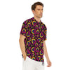 Rainbow Heart LGBT Pride Print Pattern Men's Golf Shirts-grizzshop