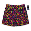 Rainbow Heart LGBT Pride Print Pattern Men's Running Shorts-grizzshop