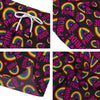 Rainbow Heart LGBT Pride Print Pattern Men's Running Shorts-grizzshop