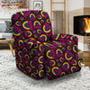 Rainbow Heart LGBT Pride Print Pattern Recliner Slipcover-grizzshop