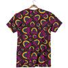 Rainbow Heart LGBT Pride Print Pattern T-Shirt-grizzshop