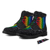 Rainbow Heart Stones LGBT Pride Print Boots-grizzshop