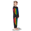 Rainbow Heart Stones LGBT Pride Print Kid's Pajamas-grizzshop