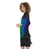 Rainbow Heart Stones LGBT Pride Print Kimono-grizzshop