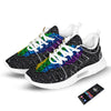 Rainbow Heart Stones LGBT Pride Print Tennis Shoes-grizzshop