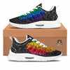 Rainbow Heart Stones LGBT Pride Print Tennis Shoes-grizzshop