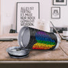 Rainbow Heart Stones LGBT Pride Print Tumbler-grizzshop