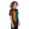 Rainbow Heart Stones LGBT Pride Print Women's Golf Shirts-grizzshop