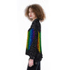 Rainbow Heart Stones LGBT Pride Print Women's Long Sleeve Shirts-grizzshop