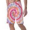 Rainbow Hippie Tie Dye Men's Shorts-grizzshop