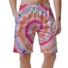 Rainbow Hippie Tie Dye Men's Shorts-grizzshop