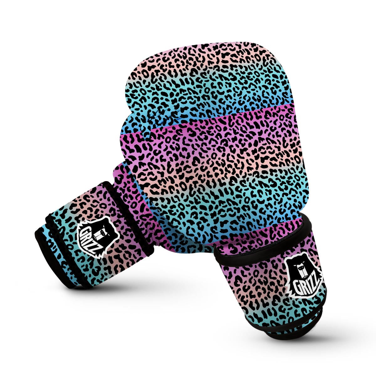 Rainbow Leopard Boxing Gloves-grizzshop