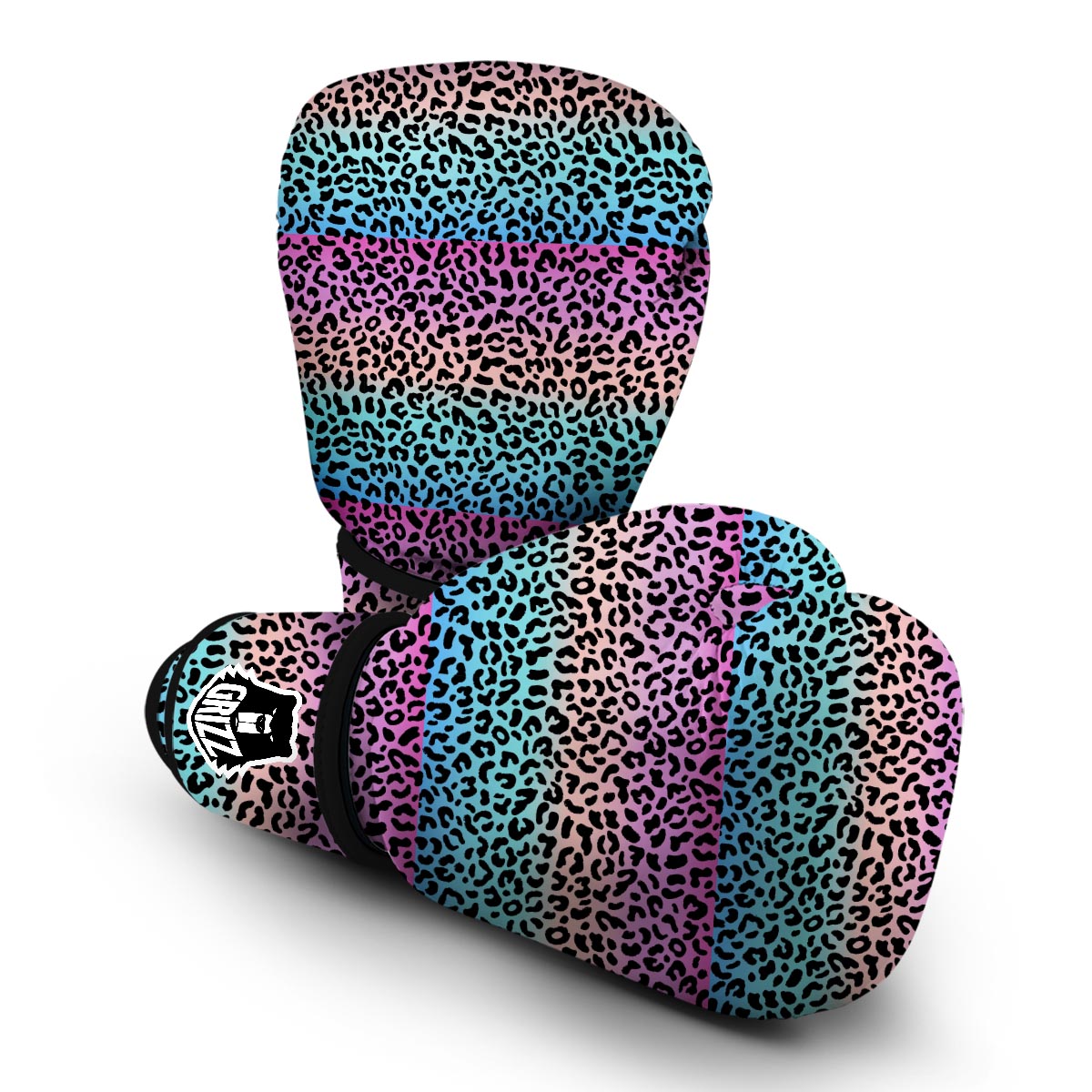 Rainbow Leopard Boxing Gloves-grizzshop