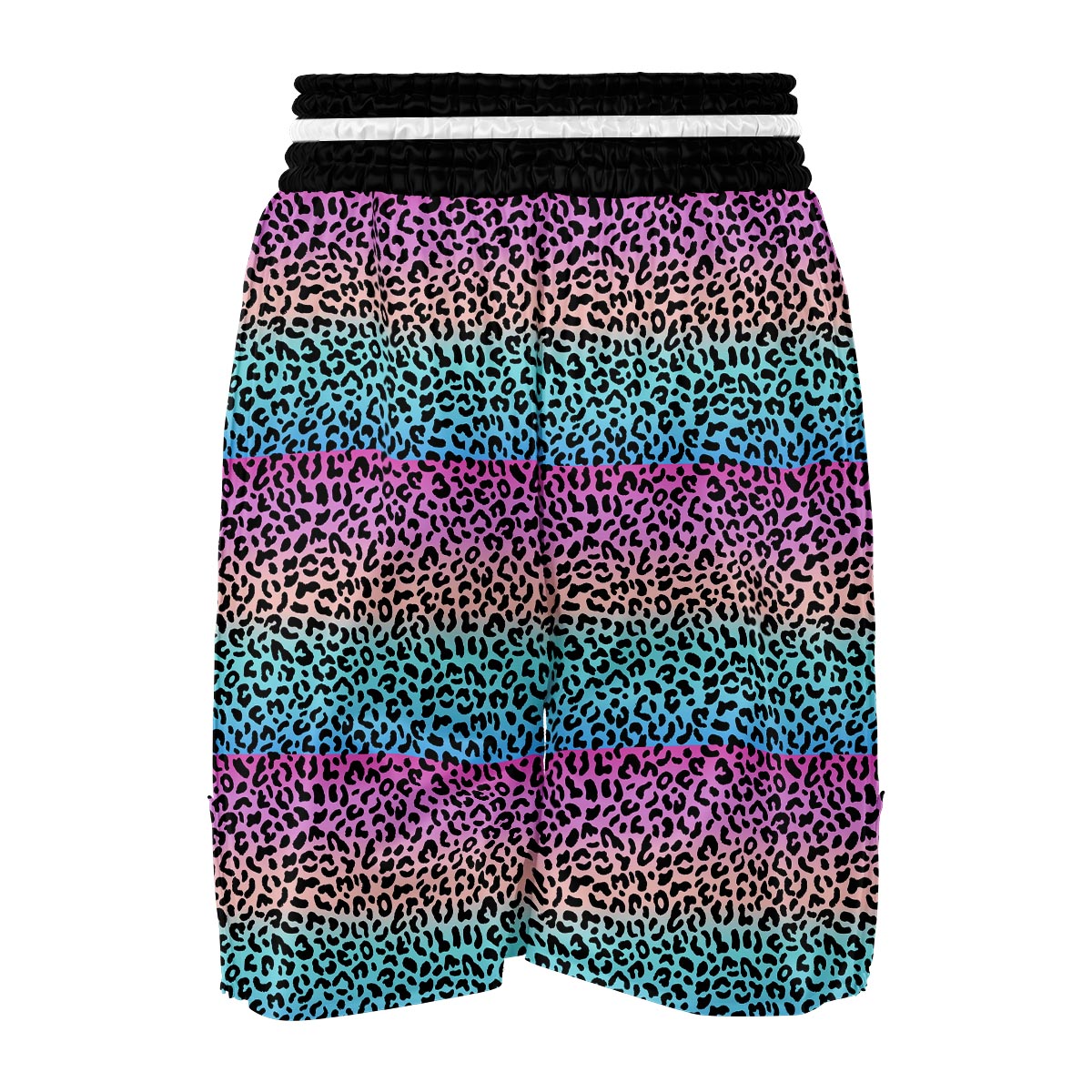 Rainbow Leopard Boxing Shorts-grizzshop