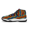 Rainbow Lgbt Patterm Print Black Bball Shoes-grizzshop