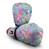 Rainbow Marble Pattern Print Boxing Gloves-grizzshop