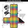 Rainbow Plaid LGBT Pride Print Pattern Recliner Protector-grizzshop