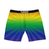 Rainbow Rays LGBT Pride Print Boxer Briefs-grizzshop