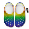 Rainbow Rays LGBT Pride Print Clog-grizzshop