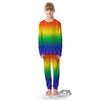 Rainbow Rays LGBT Pride Print Kid's Pajamas-grizzshop