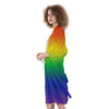 Rainbow Rays LGBT Pride Print Kimono-grizzshop