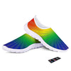 Rainbow Rays LGBT Pride Print Nurse Shoes-grizzshop