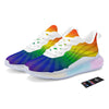 Rainbow Rays LGBT Pride Print Running Sneakers-grizzshop