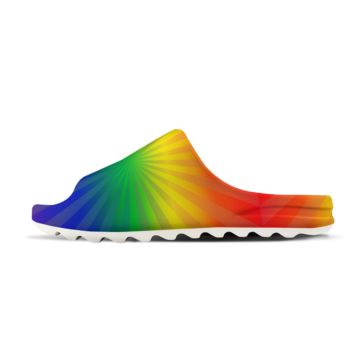 Rainbow Rays LGBT Pride Print Sandals-grizzshop