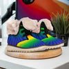 Rainbow Rays LGBT Pride Print Snow Boots-grizzshop