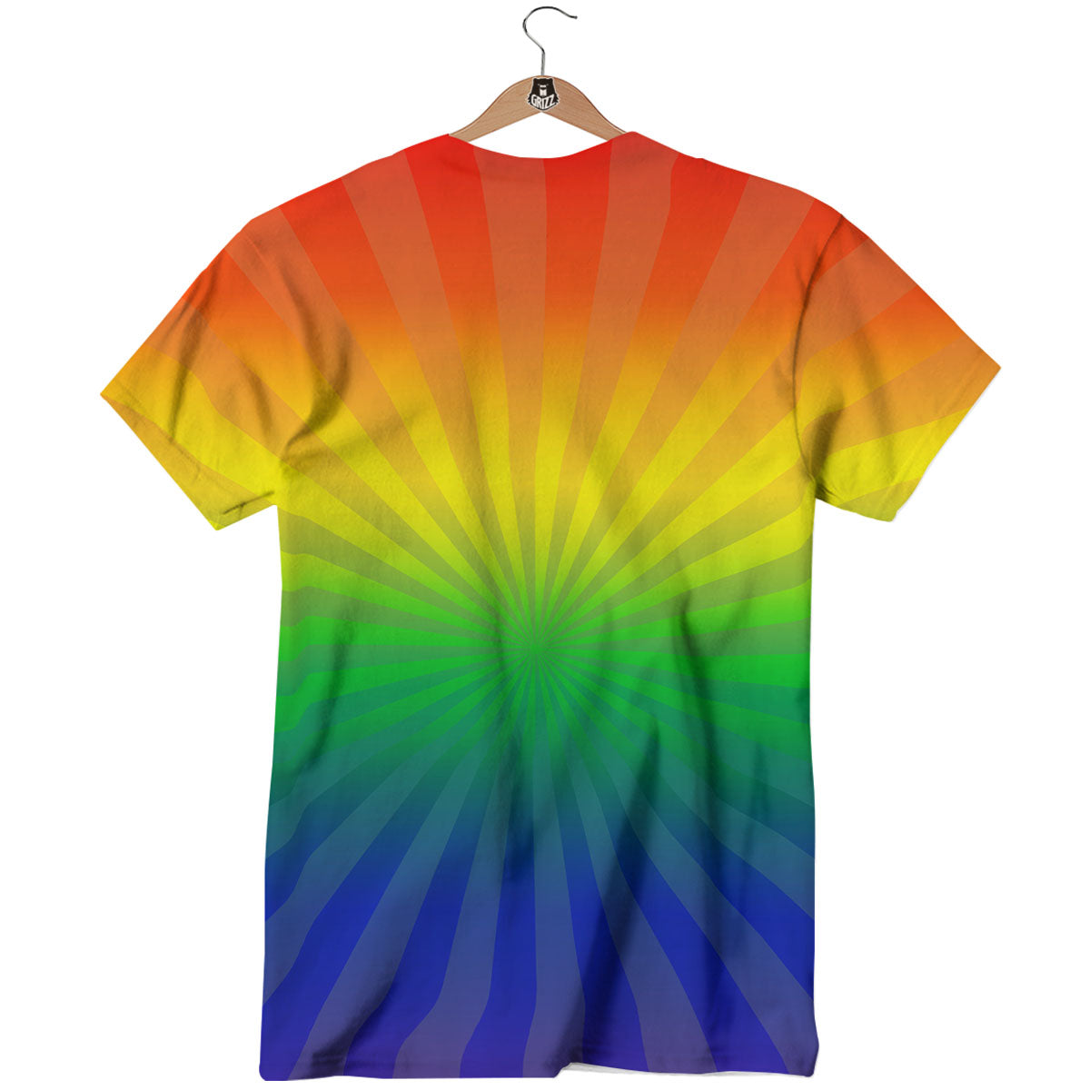 Rainbow Rays LGBT Pride Print T-Shirt-grizzshop