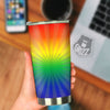 Rainbow Rays LGBT Pride Print Tumbler-grizzshop