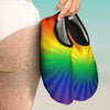 Rainbow Rays LGBT Pride Print Water Shoes-grizzshop