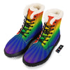 Rainbow Rays LGBT Pride Print Winter Boots-grizzshop