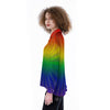 Rainbow Rays LGBT Pride Print Women's Long Sleeve Shirts-grizzshop