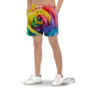 Rainbow Roses LGBT Pride Print Men's Gym Shorts-grizzshop