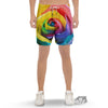 Rainbow Roses LGBT Pride Print Men's Gym Shorts-grizzshop