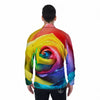 Rainbow Roses LGBT Pride Print Men's Long Sleeve Shirts-grizzshop