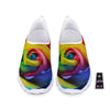 Rainbow Roses LGBT Pride Print Nurse Shoes-grizzshop