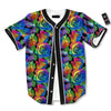 Rainbow Roses LGBT Pride Print Pattern Baseball Jersey-grizzshop