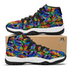 Rainbow Roses LGBT Pride Print Pattern Black Bball Shoes-grizzshop