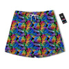 Rainbow Roses LGBT Pride Print Pattern Men's Running Shorts-grizzshop