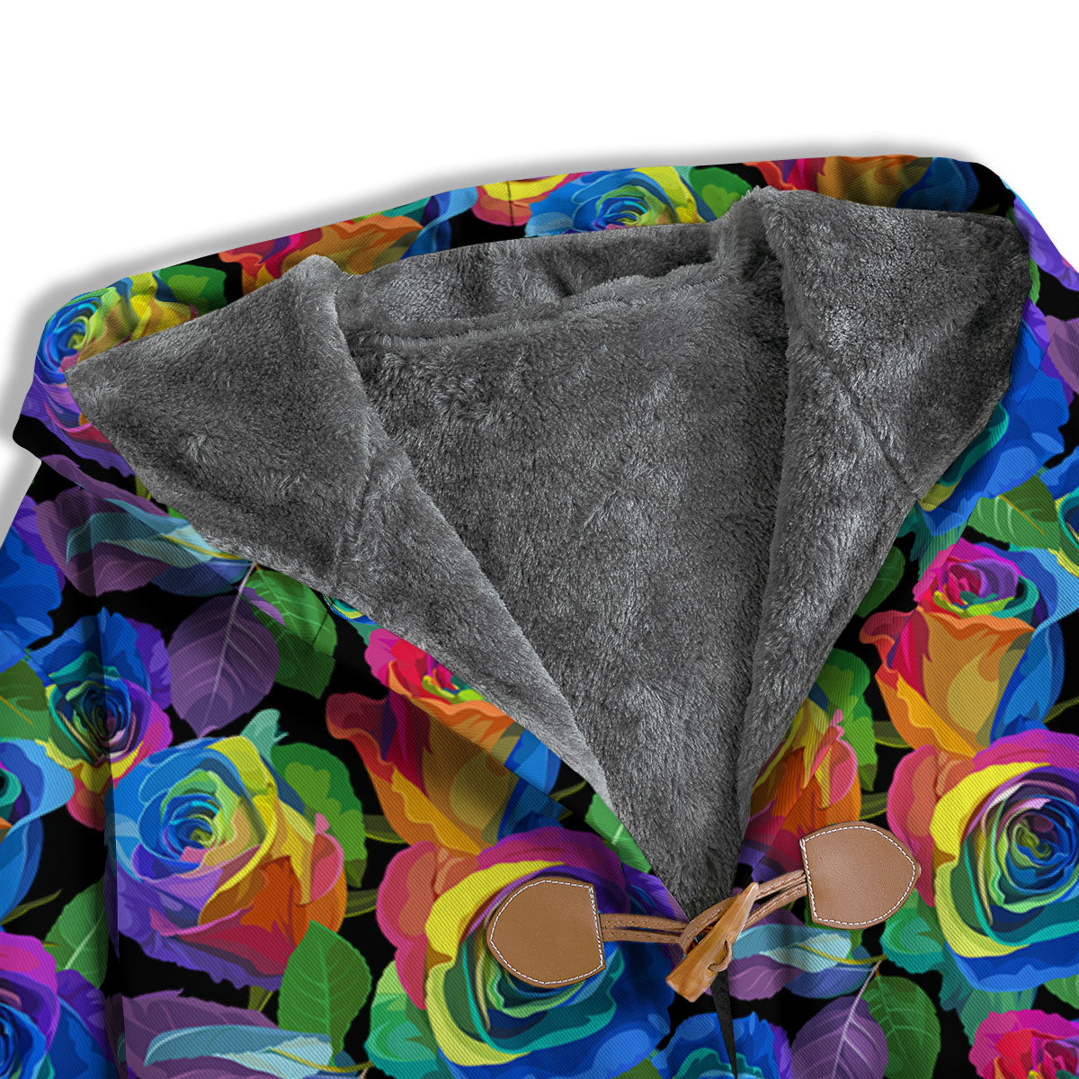 Rainbow Roses LGBT Pride Print Pattern Men's Windbreaker Jacket-grizzshop