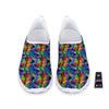 Rainbow Roses LGBT Pride Print Pattern Nurse Shoes-grizzshop